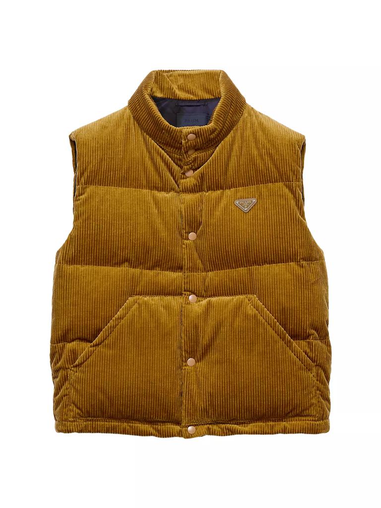 Prada Corduroy Down Vest - Shorts - Free Shipping - BeyondStyle