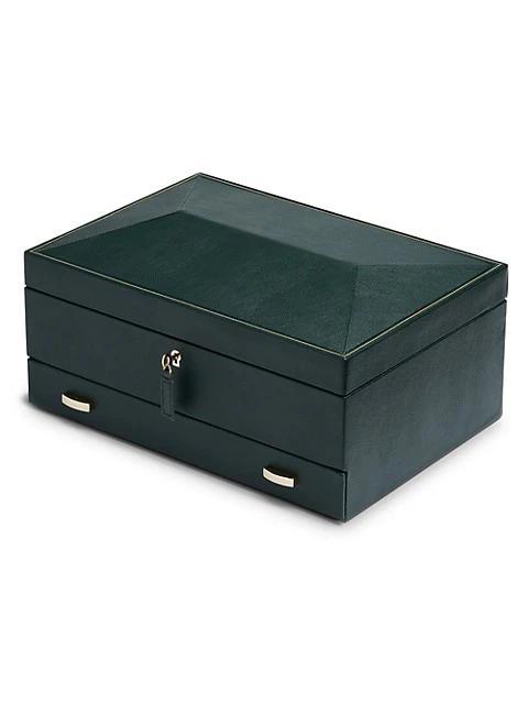 商品Wolf|British Racing Green 10-Piece With Drawer Watch Box,价格¥3650,第4张图片详细描述