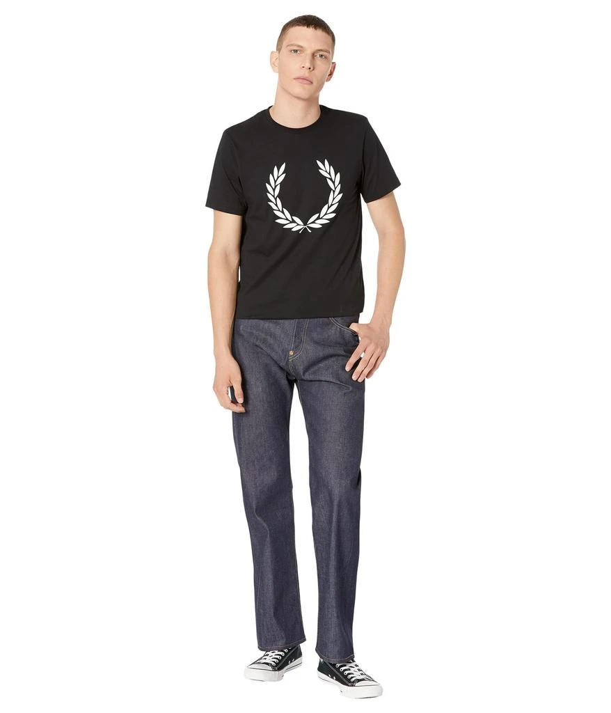 商品Fred Perry|Laurel Wreath Print T-Shirt,价格¥441,第4张图片详细描述