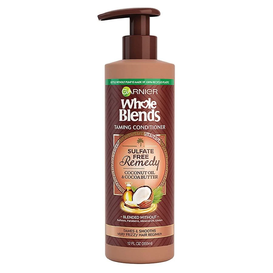 商品Garnier Whole Blends|Sulfate Free Remedy Coconut Oil Conditioner for Frizzy Hair,价格¥72,第1张图片