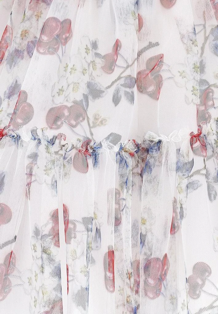 商品MONNALISA|Monnalisa Crewneck Tiered Belted Dress,价格¥1378,第4张图片详细描述