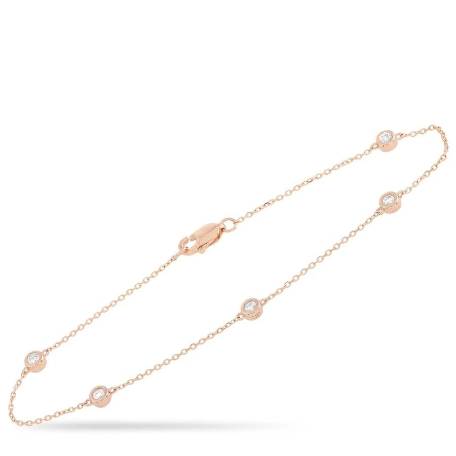 商品LB Exclusive|14K Rose Gold 0.25 ct Diamond Bracelet,价格¥2306,第1张图片