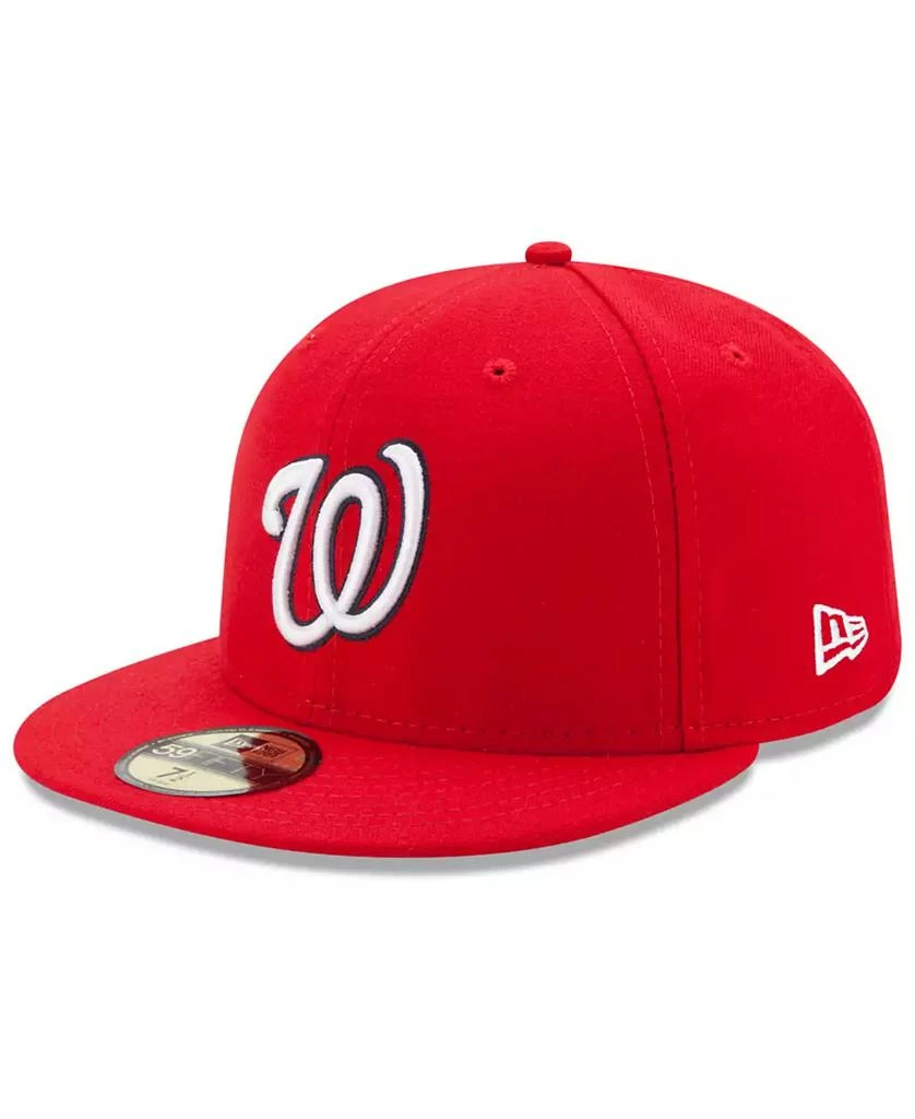 商品New Era|Big Boys and Girls Washington Nationals Authentic Collection 59FIFTY Cap,价格¥289,第1张图片