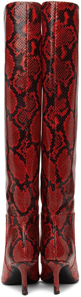 商品Alexander Wang|Red Viola Slouch Boots,价格¥11033,第2张图片详细描述