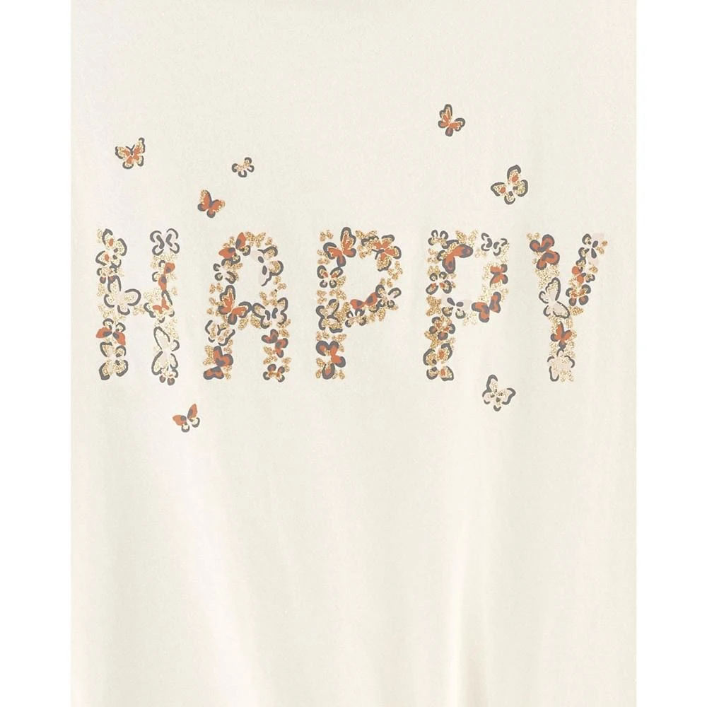 商品Carter's|Little Girls Long Sleeve Happy Jersey T-shirt and Leggings, 2-Piece Set,价格¥114,第2张图片详细描述