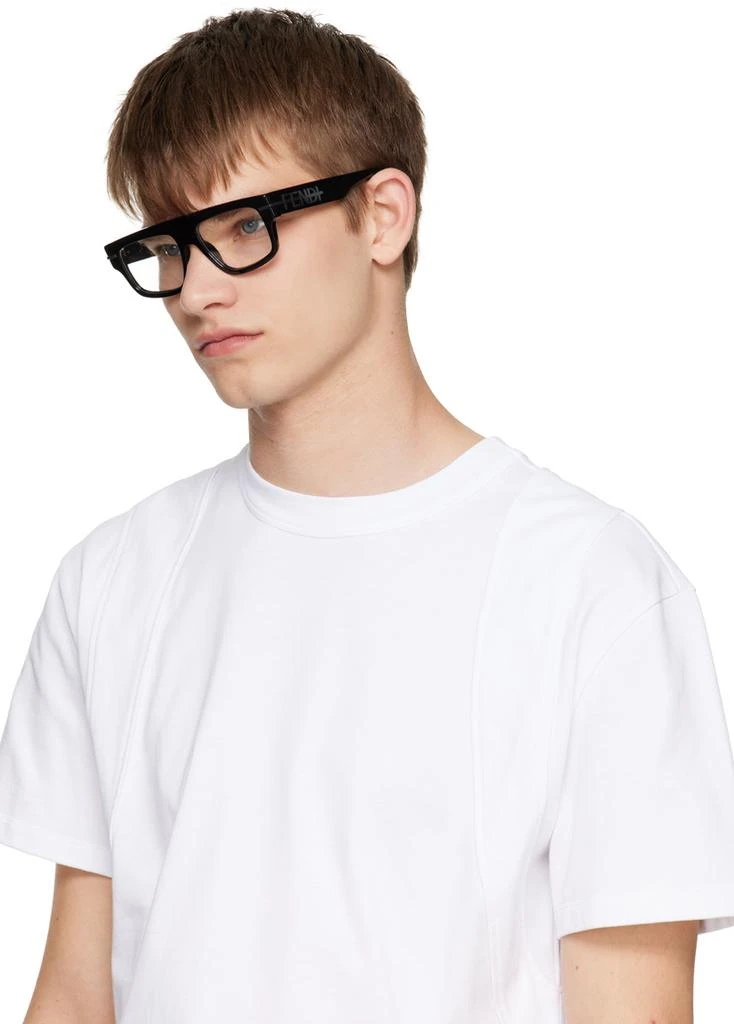 商品Fendi|黑色 Fendigraphy 眼镜,价格¥4037,第4张图片详细描述
