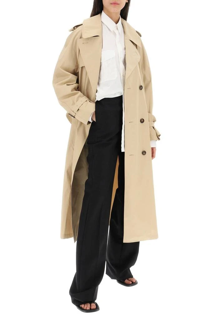 商品WARDROBE.NYC|DOUBLE-BREASTED COTTON TRENCH COAT,价格¥5592,第2张图片详细描述