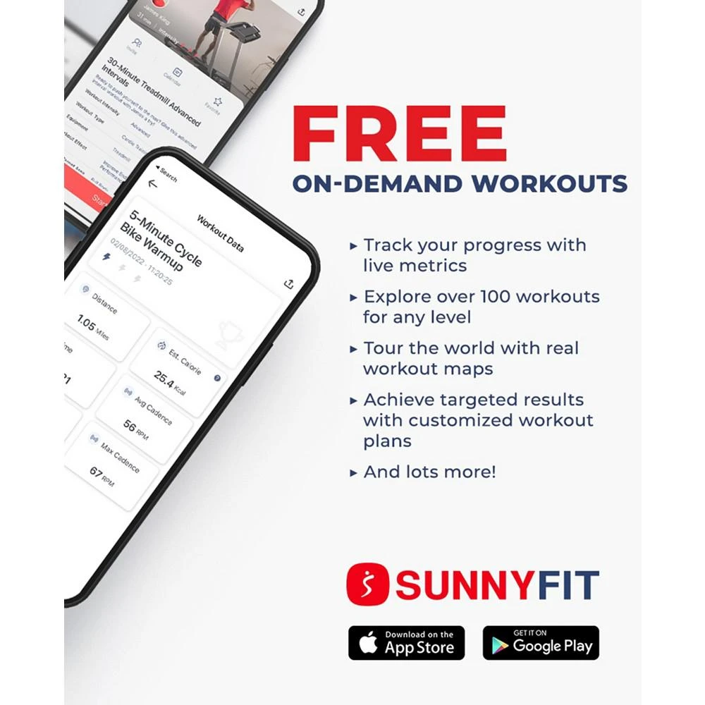商品Sunny Health & Fitness|Essentials Series Magnetic Smart Recumbent Bike, Sf-Rb422003,价格¥4048,第3张图片详细描述