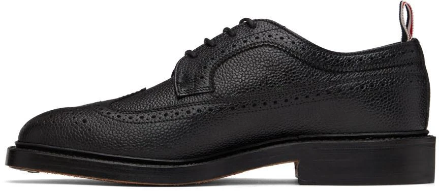商品Thom Browne|黑色长翼布洛克鞋,价格¥6064,第3张图片详细描述
