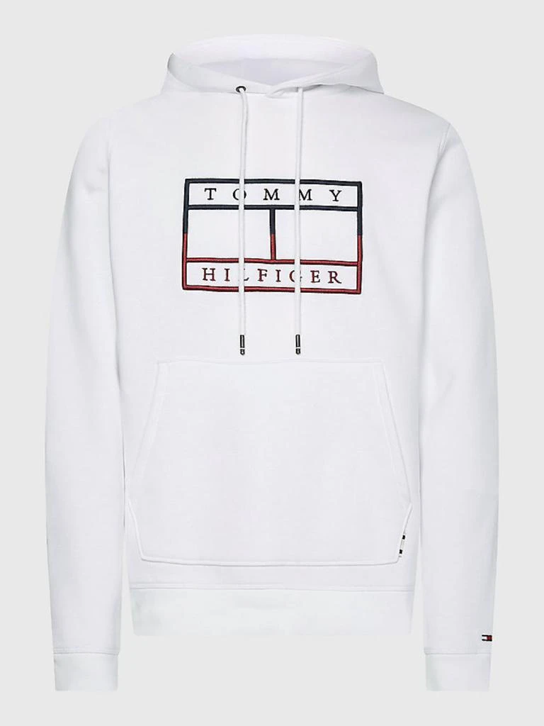 商品Tommy Hilfiger|Tommy Hilfigerfelpa with Hood Tommy Hilfiger White MW0MW25600 YBR,价格¥1474,第1张图片