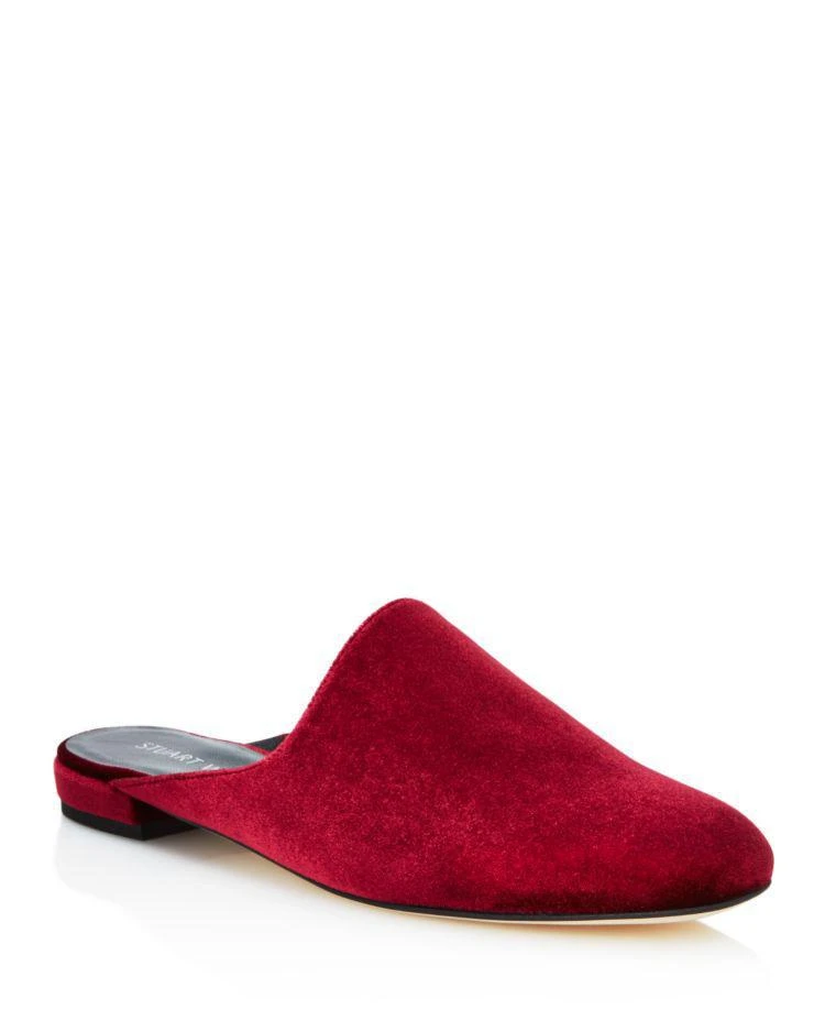 商品Stuart Weitzman|Mulearky Velvet Mules ,价格¥1190,第1张图片