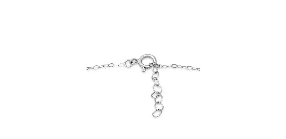 商品Giani Bernini|Cubic Zirconia Ankle Bracelet in Sterling Silver (Also in Lab-Created Pink Sapphire), Created for Macy's,价格¥348,第4张图片详细描述