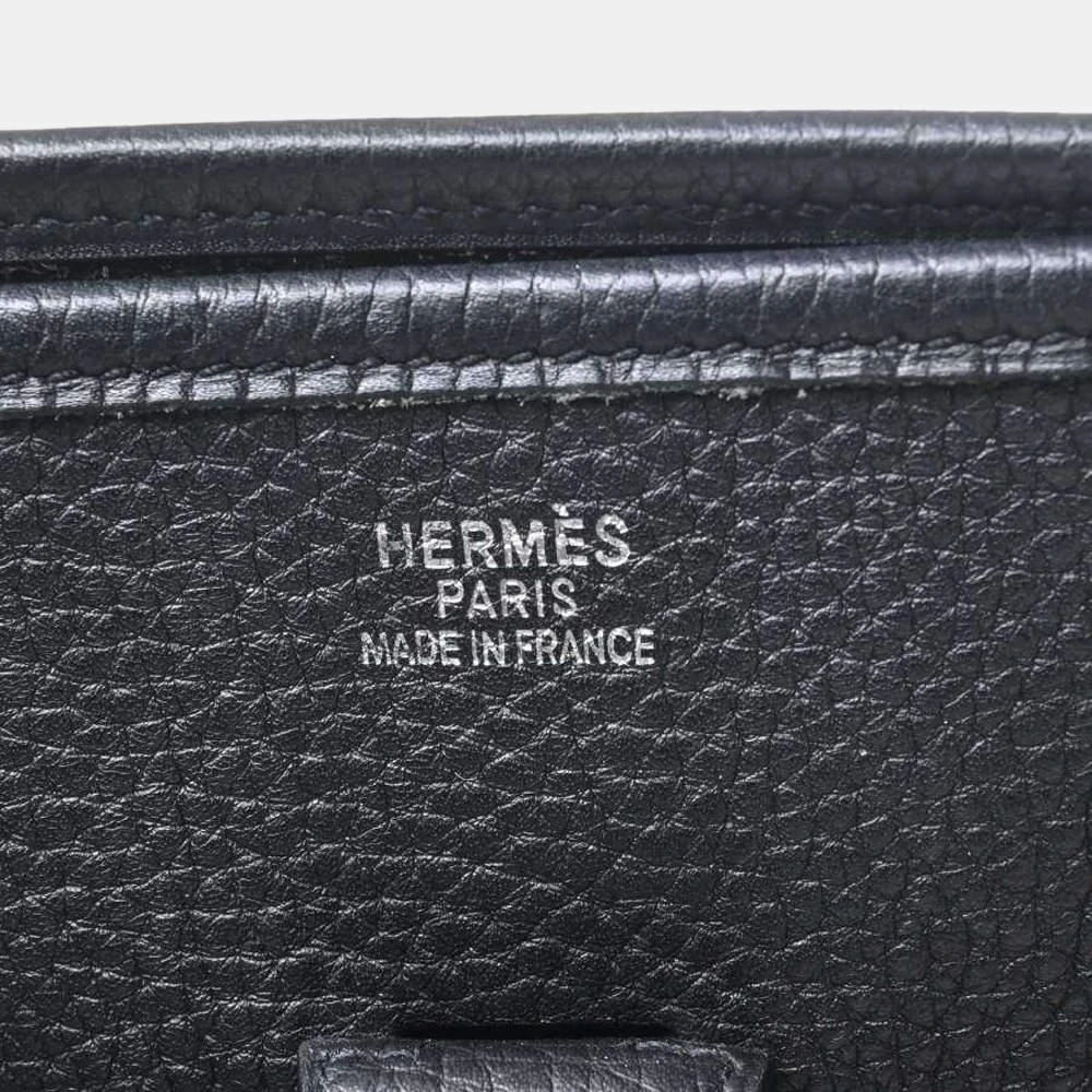 商品[二手商品] Hermes|Hermes Togo Evelyne 2 Shoulder Bag Black,价格¥23345,第4张图片详细描述