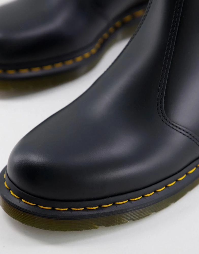 商品Dr. Martens|Dr Martens 2976 Hi Chelsea Boots in Black Smooth,价格¥1540,第3张图片详细描述