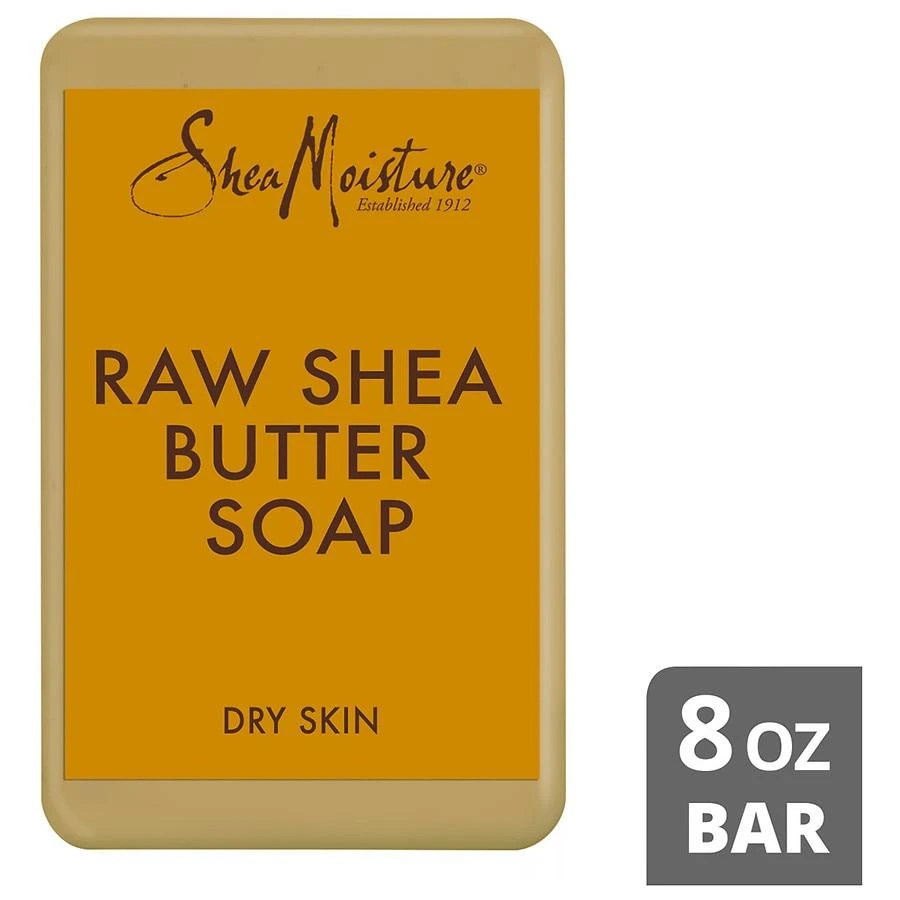 商品SheaMoisture|Face and Body Bar Soap with Raw Shea Butter,价格¥53,第2张图片详细描述