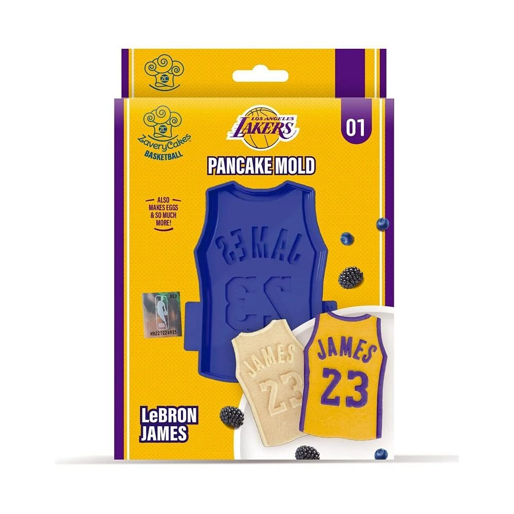 商品ZaveryCakes|LeBron James Los Angeles Lakers Player Jersey Name and Number Pancake Mold,价格¥112,第1张图片