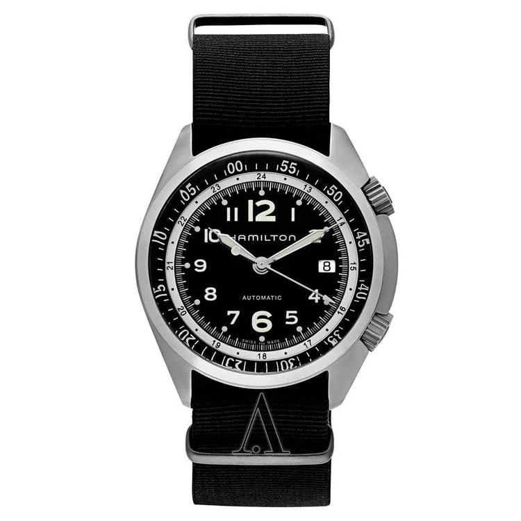 商品Hamilton|Khaki Aviation Pilot Pioneer Auto 男士手表,价格¥2937,第1张图片