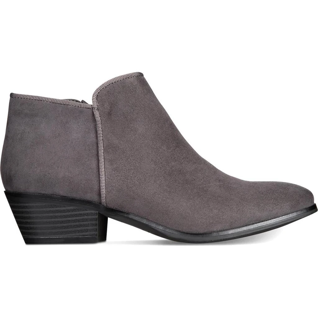 Style & Co. Womens Wileyy Faux Suede Zipper Booties 商品