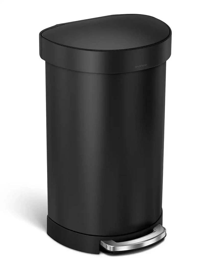 商品simplehuman|45 Liter Semiround Step Trash Can,价格¥815,第1张图片