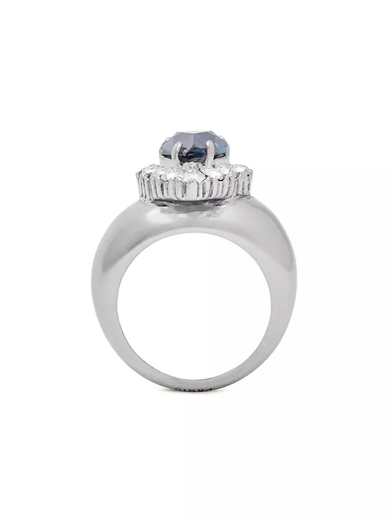 商品Yves Saint Laurent|Emerald Princess Ring in Metal,价格¥3693,第2张图片详细描述