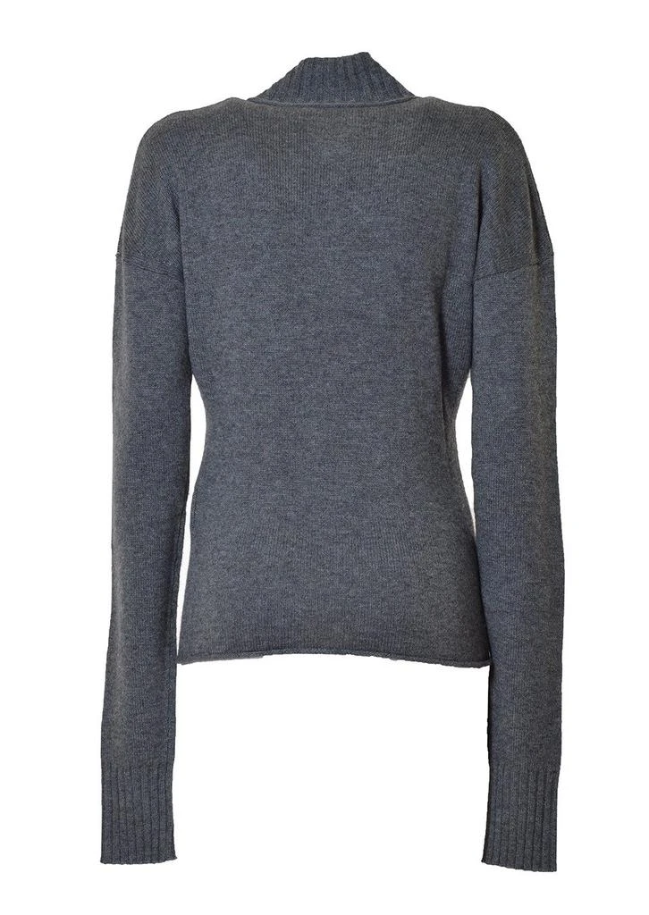 商品Max Mara|Sportmax V-Neck Long Sleeved Knit Jumper,价格¥1877,第2张图片详细描述