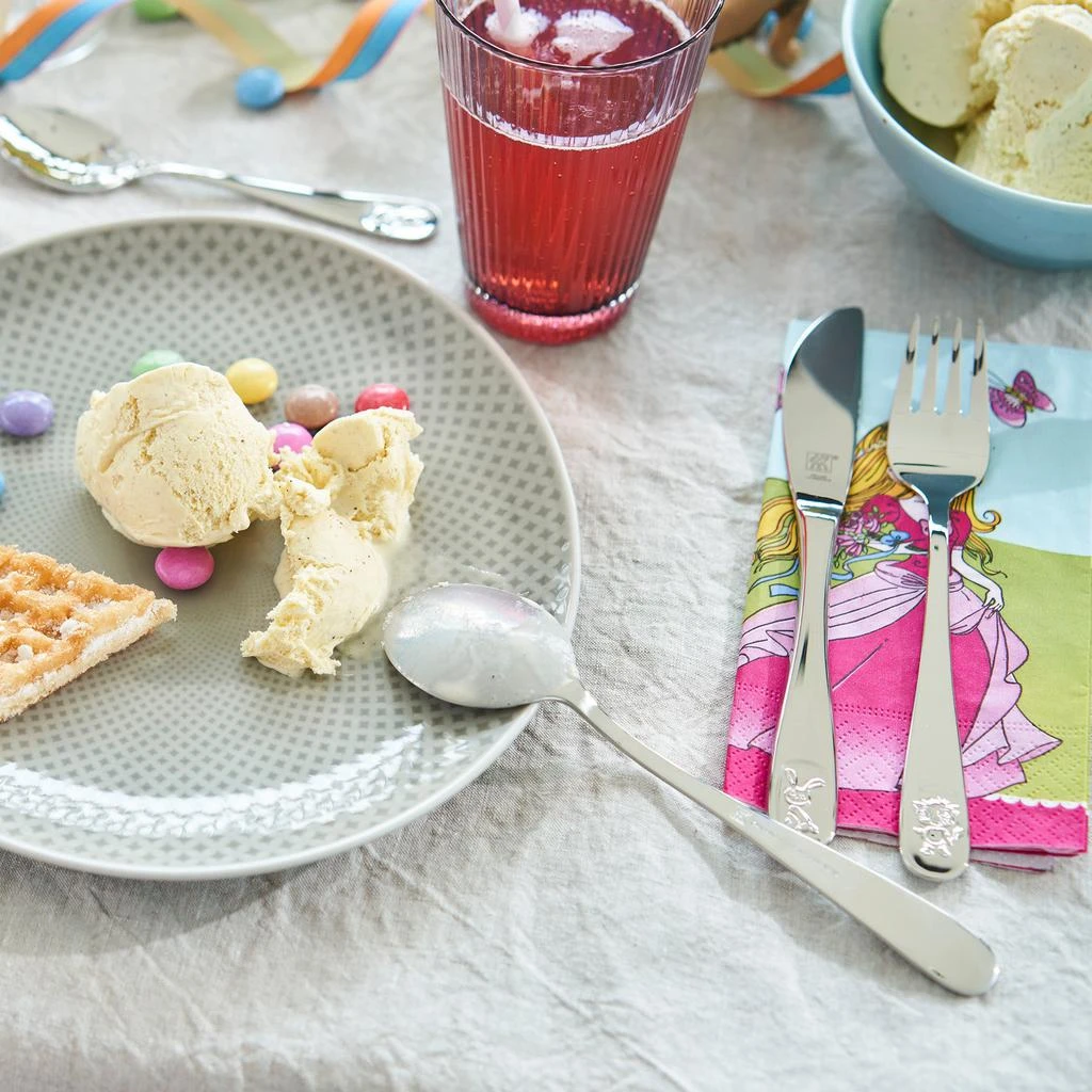 商品ZWILLING|TWIN Kids Bino 4-pc 18/10 Stainless Steel Flatware Set,价格¥207,第2张图片详细描述