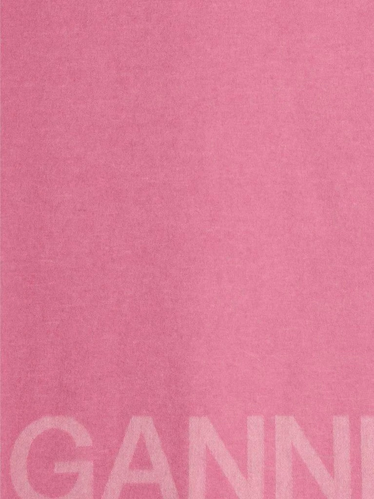 商品Ganni|Logo wool scarf,价格¥858,第3张图片详细描述