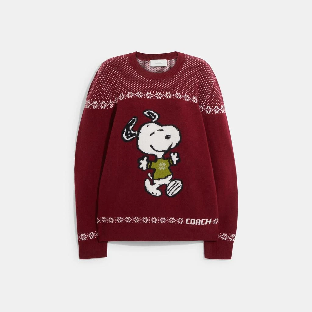 商品Coach|Coach Outlet Coach X Peanuts Snoopy Sweater,价格¥1935,第1张图片