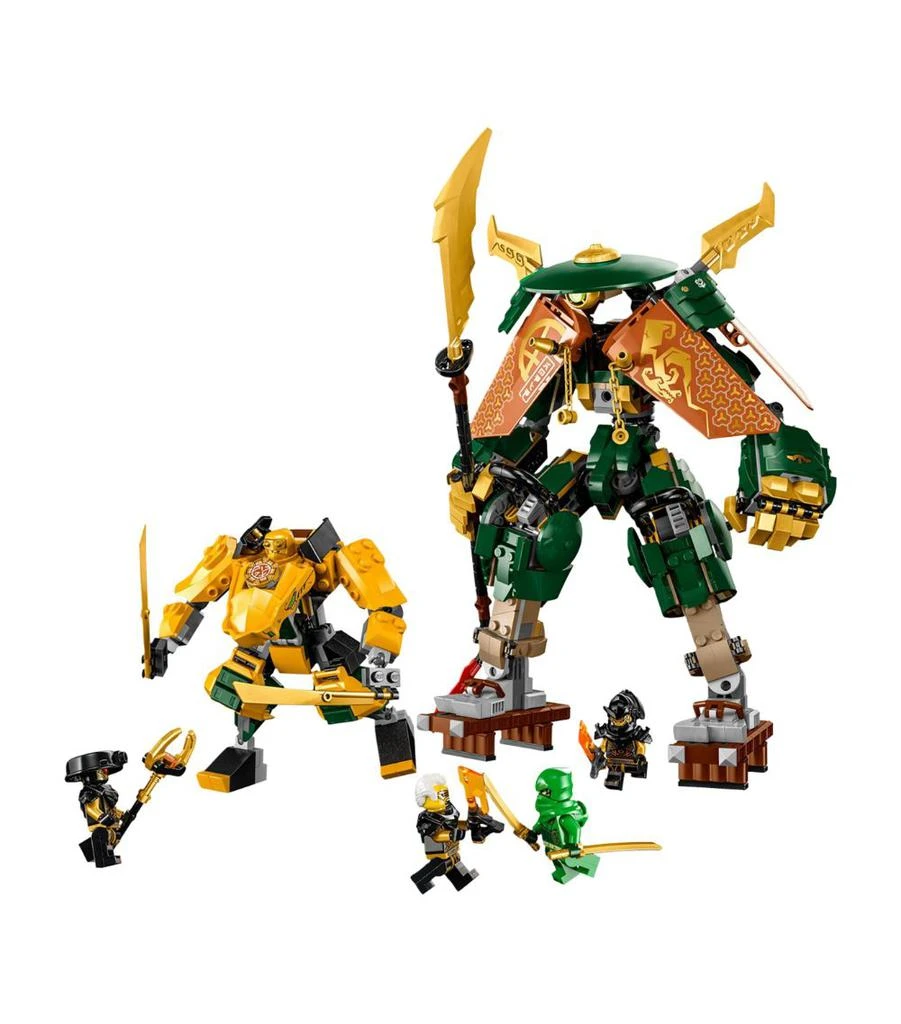 商品LEGO|NINJAGO Dragons Rising Lloyd and Arin’s Ninja Team Mechs Set 71794,价格¥800,第1张图片