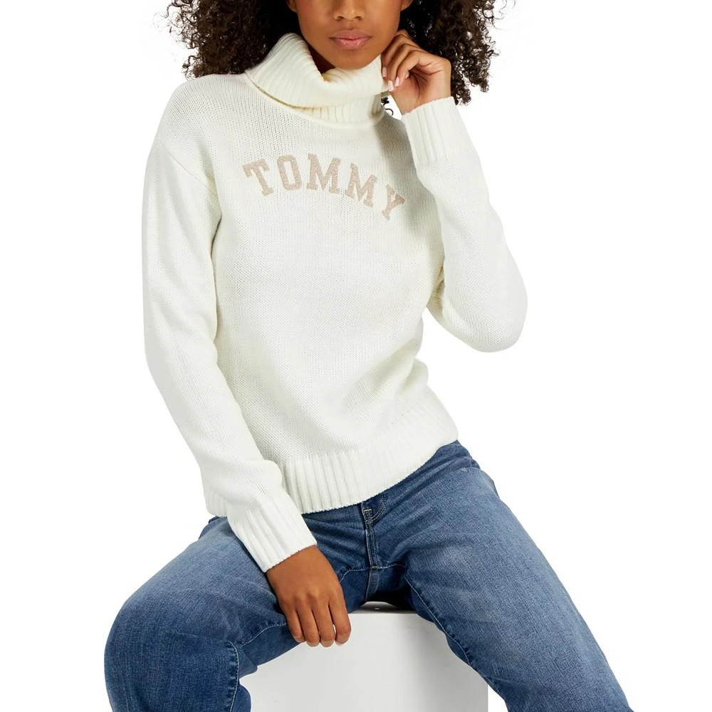 商品Tommy Jeans|Women's Logo Turtleneck Sweater,价格¥271,第1张图片