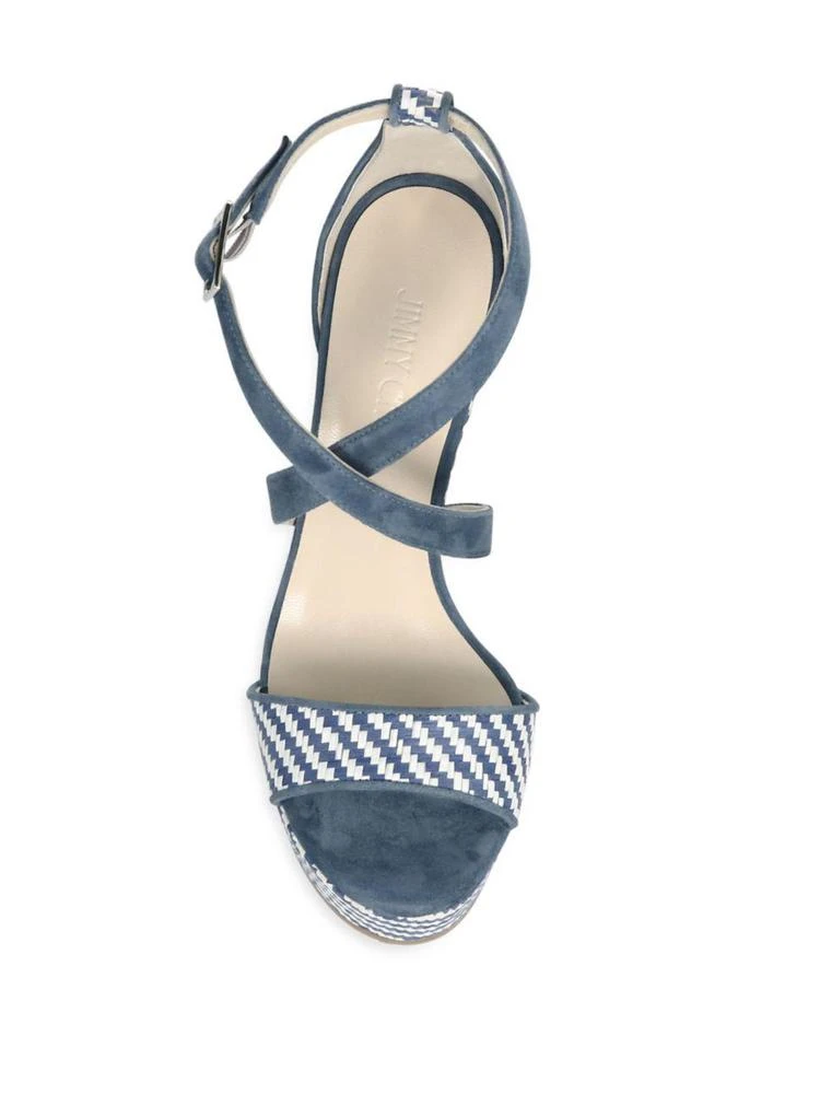 商品Jimmy Choo|Woven Wedge Sandals,价格¥1650,第4张图片详细描述