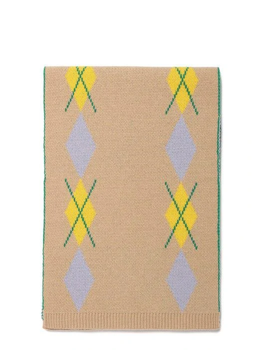 商品HACKESCH|Uma Muffler_Mix Beige,价格¥446,第3张图片详细描述