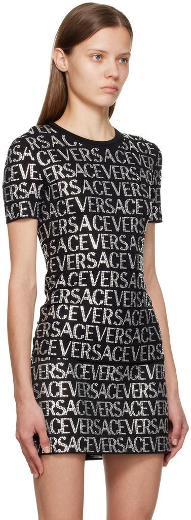 商品Versace|黑色水钻 T 恤,价格¥14795,第4张图片详细描述