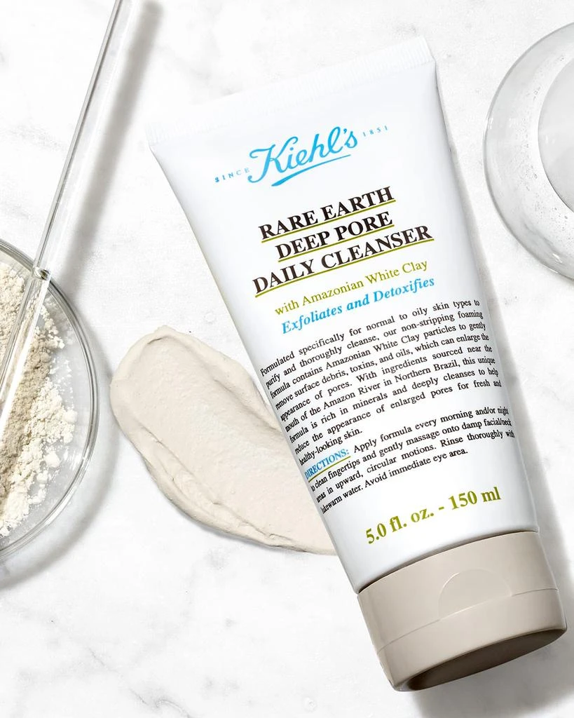 商品Kiehl's|Rare Earth Deep Pore Daily Cleanser, 5 oz.,价格¥211,第4张图片详细描述