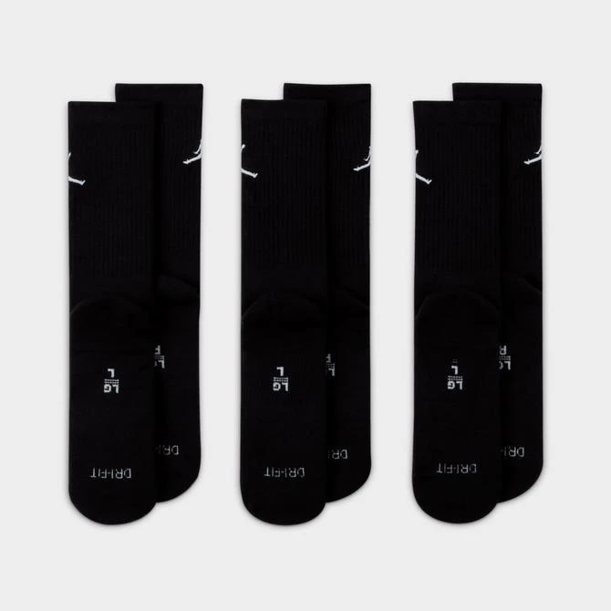 商品Jordan|Jordan Jumpman 3-Pack Crew Socks,价格¥75,第2张图片详细描述