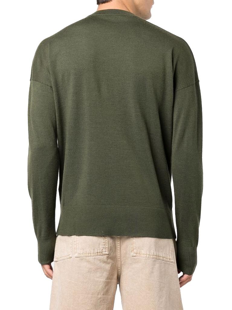 J.W. Anderson Men's  Green Wool Sweater商品第3张图片规格展示