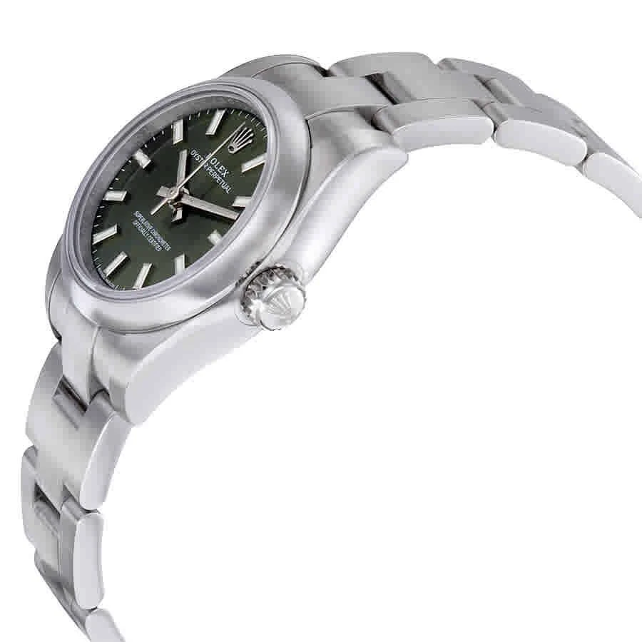 商品Rolex|Lady Oyster Perpetual 26 Olive Green Dial Stainless Steel Oyster Bracelet Automatic Watch 176200OVSO,价格¥37511,第2张图片详细描述