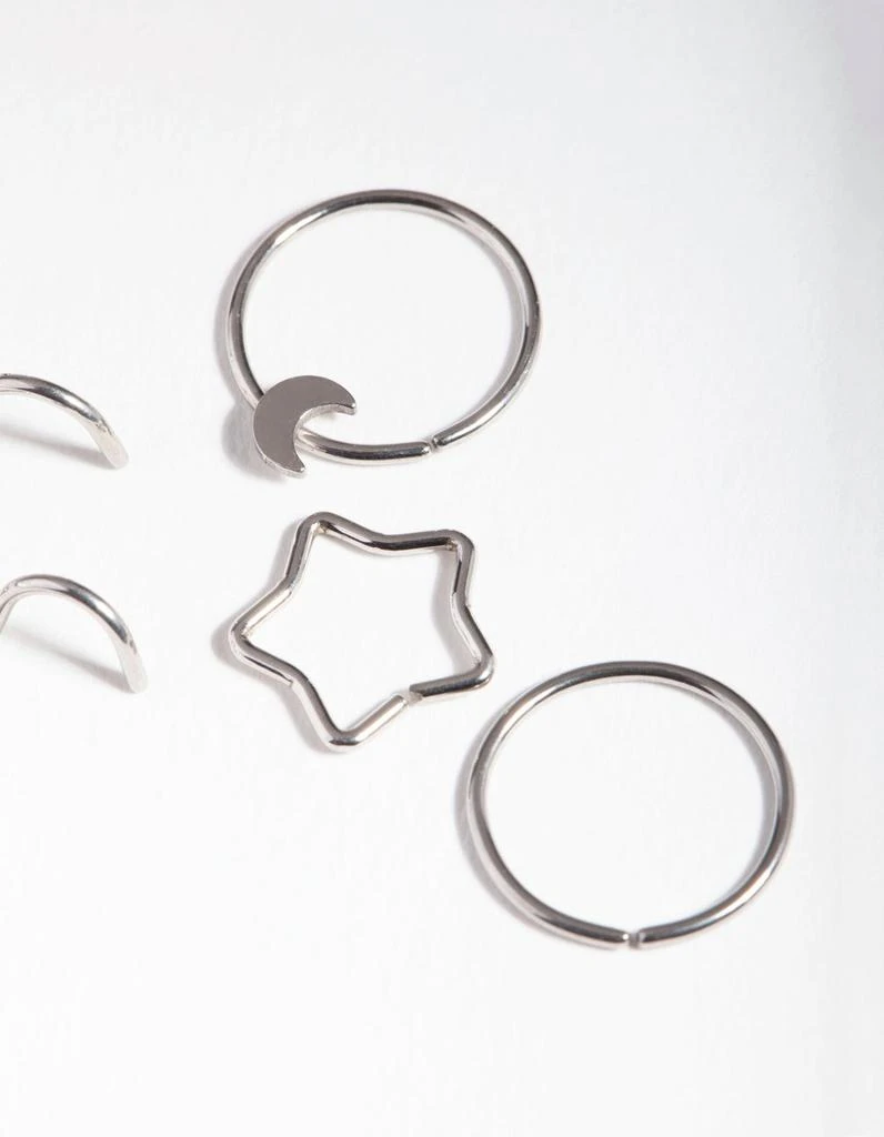 商品Lovisa|Rhodium Surgical Steel Celestial Nose Jewellery Pack,价格¥159,第3张图片详细描述