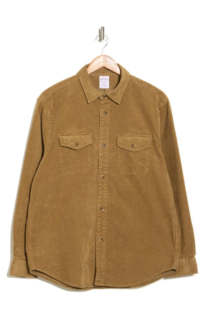 商品Brooks Brothers|Sport Fit Corduroy Shirt Jacket,价格¥186,第3张图片详细描述