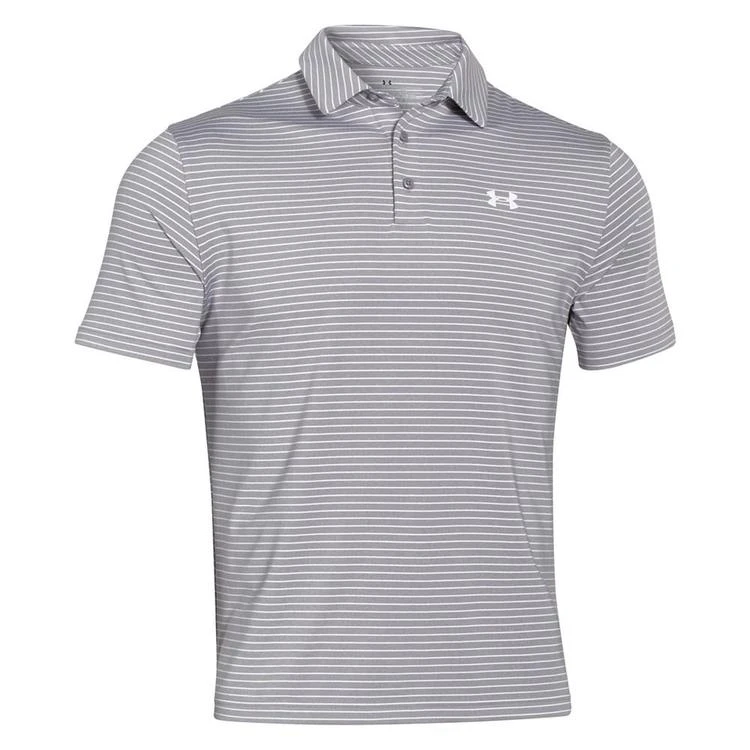 商品Under Armour|Men's Playoff Performance Striped Golf Polo,价格¥363,第1张图片