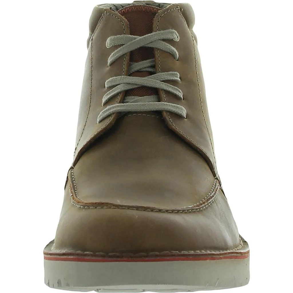商品Clarks|Clarks Vargo Moc Men's Leather Lace-Up Moc Toe Ankle Boots,价格¥326,第3张图片详细描述