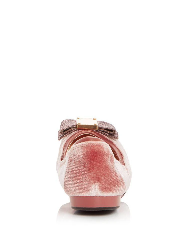 商品Cole Haan|Women's Tali Velvet Bow Ballet Flats,价格¥432,第4张图片详细描述
