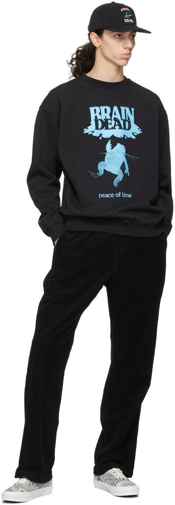 商品Brain Dead|Black Peace Of Time Sweatshirt,价格¥492,第4张图片详细描述