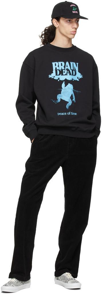 商品Brain Dead|Black Peace Of Time Sweatshirt,价格¥999,第6张图片详细描述