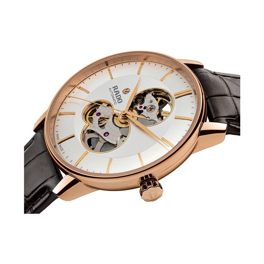 Men's Swiss Automatic Centrix Brown Leather Strap Watch 41mm商品第2张图片规格展示