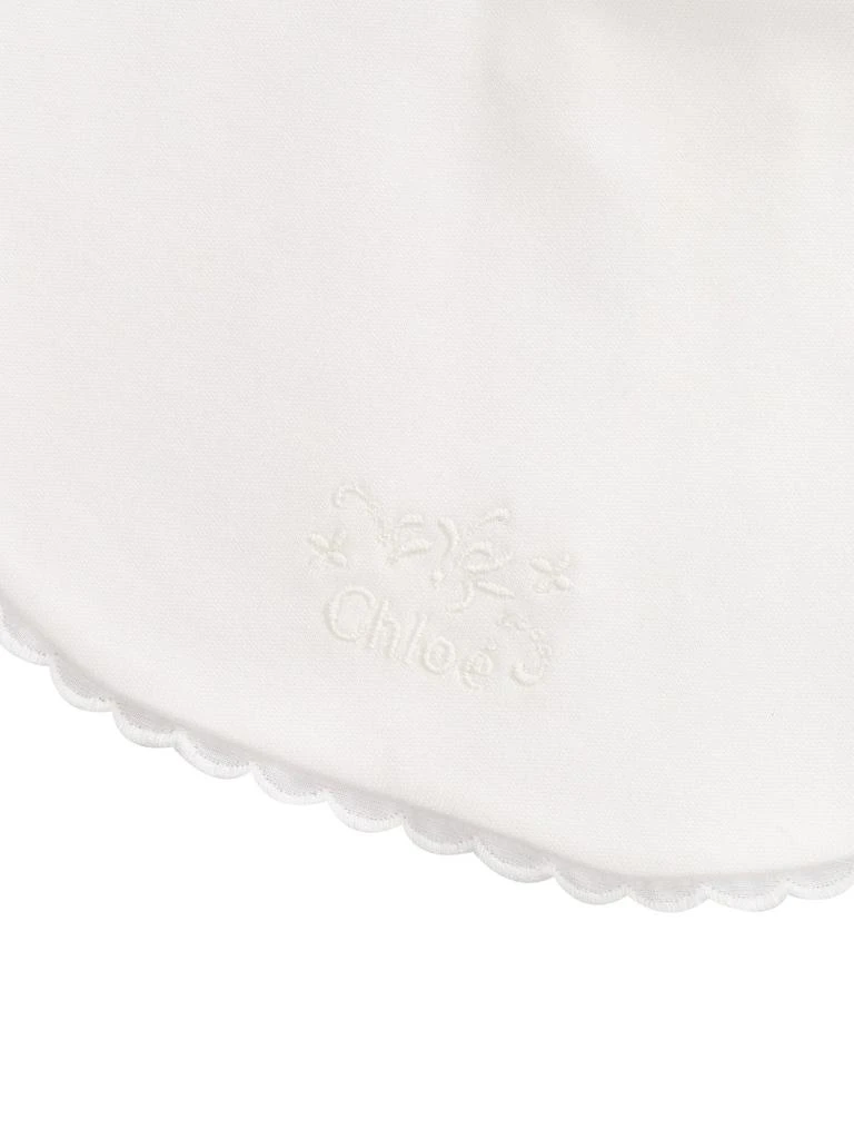商品Chloé|Chloé Kids Ruffle Detailed Pyjamas And Bib Set,价格¥843,第3张图片详细描述