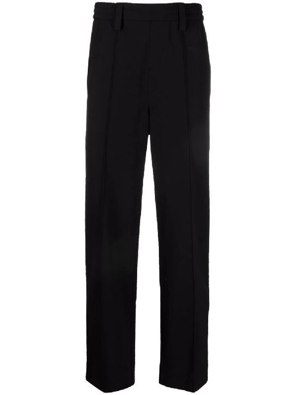 商品AMI|AMI 男士黑色棉质休闲裤 HTR207-219-001,价格¥1787,第1张图片