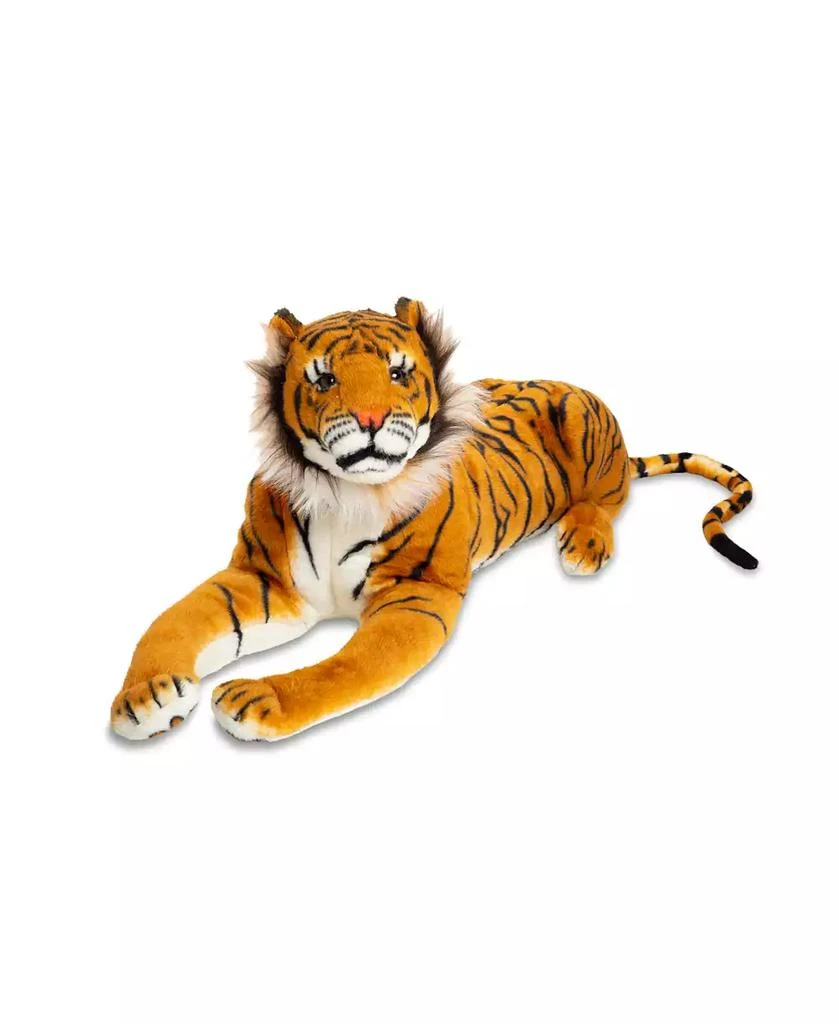 商品Melissa & Doug|Melissa & Doug Giant Tiger - Lifelike Stuffed Animal, Over 5 Feet Long (Includes Tail),价格¥524,第1张图片