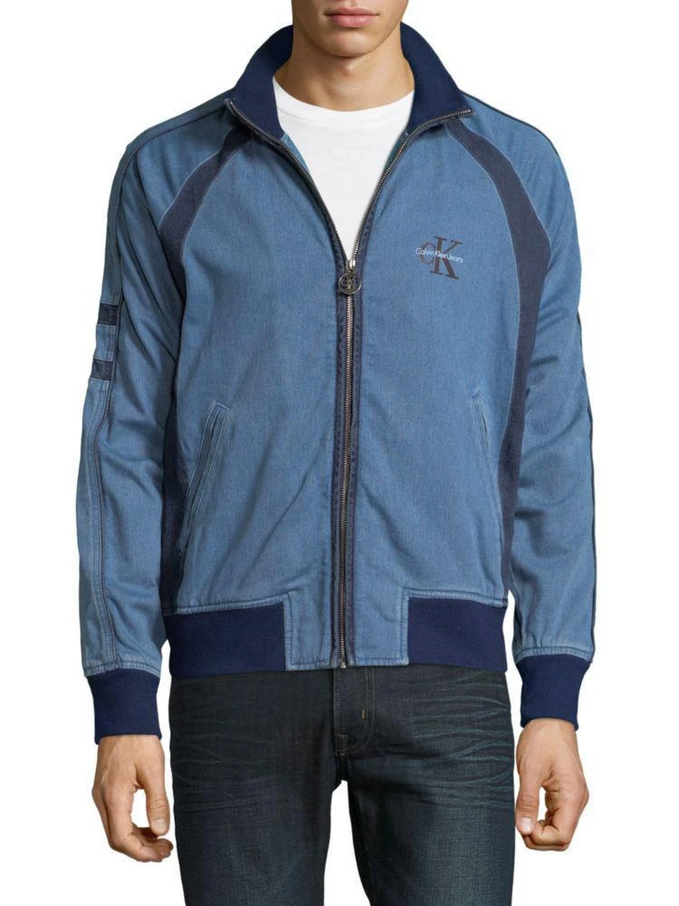 商品Calvin Klein|Full-Zip Denim Jacket,价格¥472,第1张图片