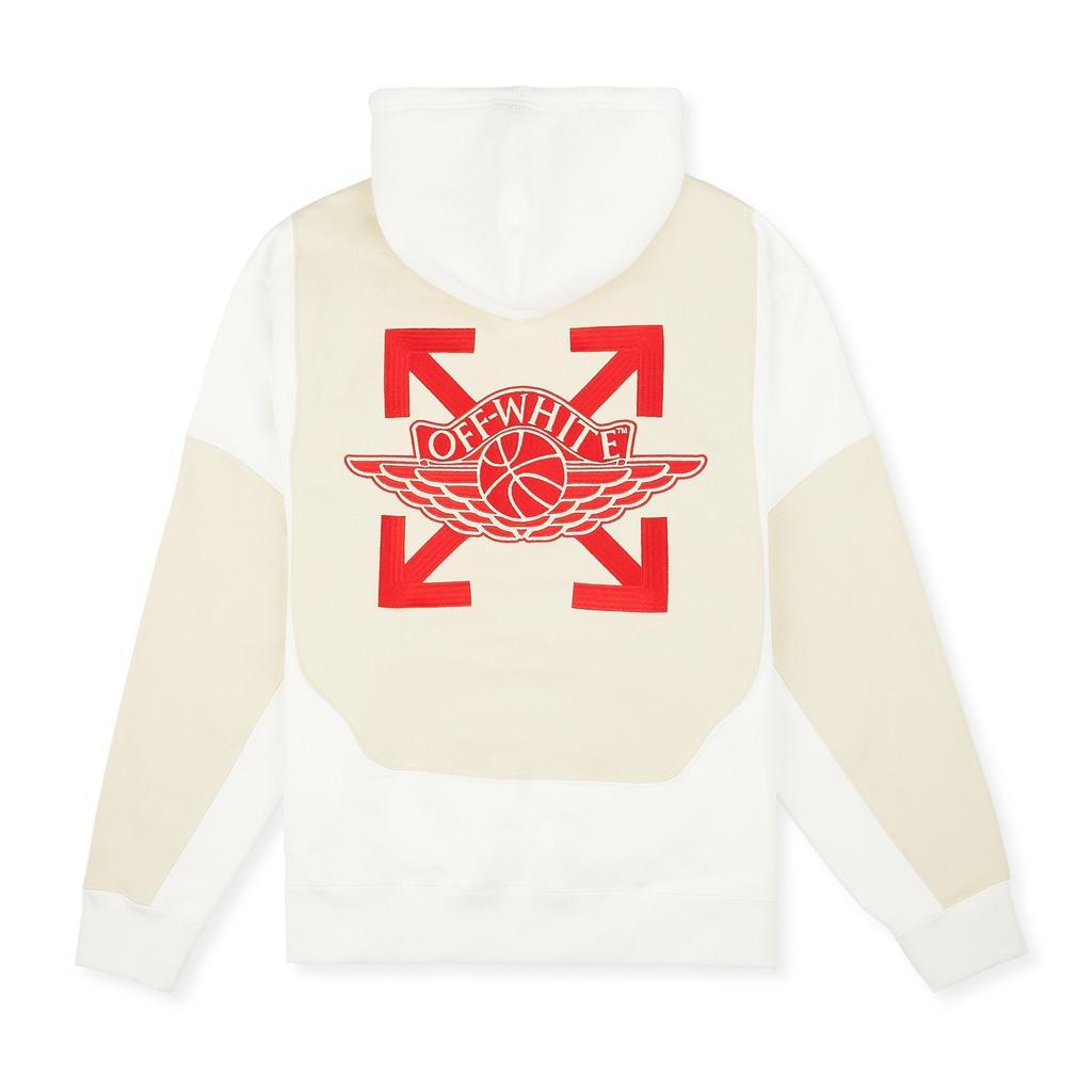 商品Jordan|Off-White x Jordan White Hoodie,价格¥3869-¥4072,第4张图片详细描述